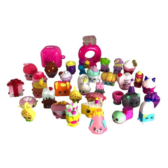 Shopkins/Moose Other - Lot of 37  Shopkins 22 Pencil Toppers 15 Non Pencil Toppers Backpack Rhonda Ring